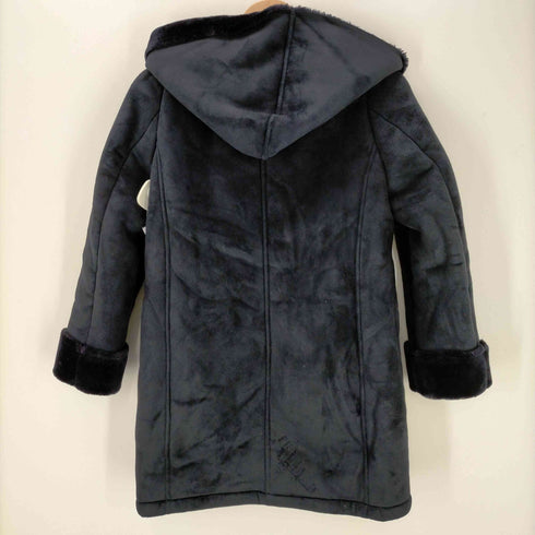 ビューティーアンドユースユナイテッドアローズ BEAUTY & YOUTH UNITED ARROWS BEAUTY&YOUTH ビューティー&ユース フェイクムートンコート フード S 紺 ネイビー /MY ■OS ▲H レディース レディース JPN:S