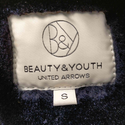 ビューティーアンドユースユナイテッドアローズ BEAUTY & YOUTH UNITED ARROWS BEAUTY&YOUTH ビューティー&ユース フェイクムートンコート フード S 紺 ネイビー /MY ■OS ▲H レディース レディース JPN:S