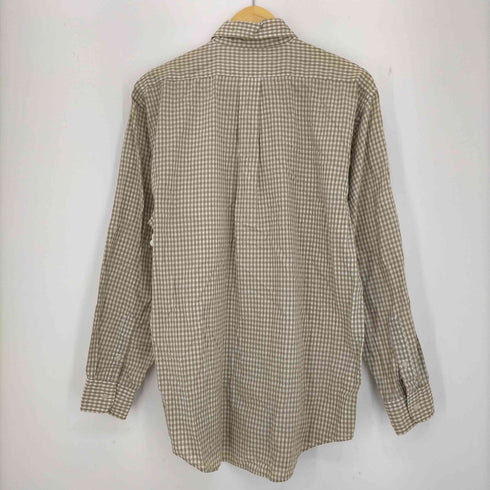 オービス ORVIS 90-00s コットンポリ ボタンダウンチェックシャツ メンズ import:M