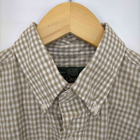オービス ORVIS 90-00s コットンポリ ボタンダウンチェックシャツ メンズ import:M