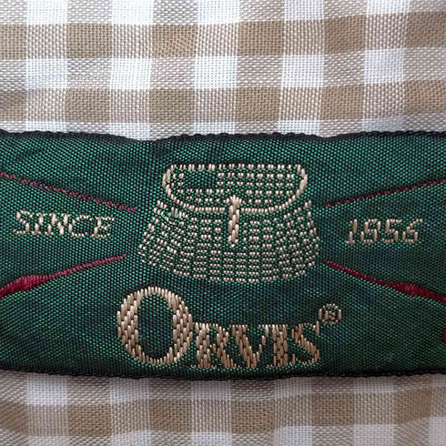 オービス ORVIS 90-00s コットンポリ ボタンダウンチェックシャツ メンズ import:M