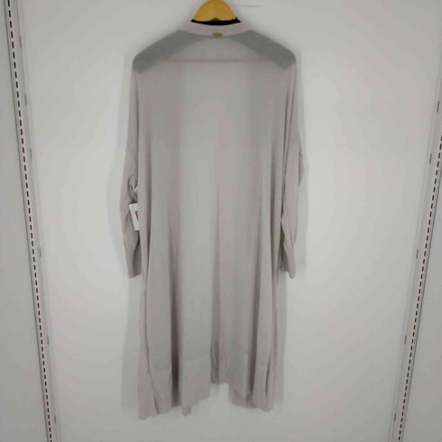 ミューズデドゥーズィエム クラス MUSE de Deuxieme Classe 21SS Shake code Vネック ロング カーディガン シアー 薄手 スリット 長袖 レディース ONE SIZE