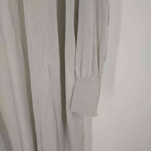 ミューズデドゥーズィエム クラス MUSE de Deuxieme Classe 21SS Shake code Vネック ロング カーディガン シアー 薄手 スリット 長袖 レディース ONE SIZE