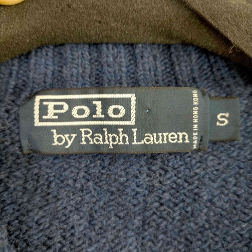 ポロバイラルフローレン Polo by RALPH LAUREN 香港製 ポニー刺繍 ハーフジップニット メンズ import:S