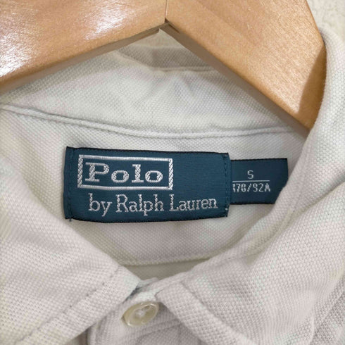 ポロバイラルフローレン Polo by RALPH LAUREN ポニー刺繍 襟裏チェック 鹿の子 ポロシャツ メンズ JPN:S