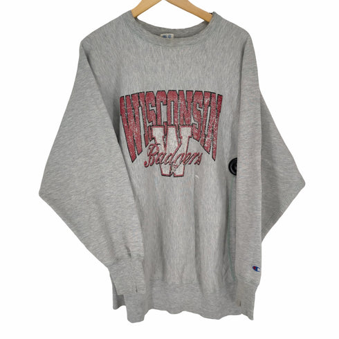 チャンピオン Champion 80s トリコタグ REVERSE WEAVE グリーンステッチ フロントプリントスウェット メンズ JPN:XXL