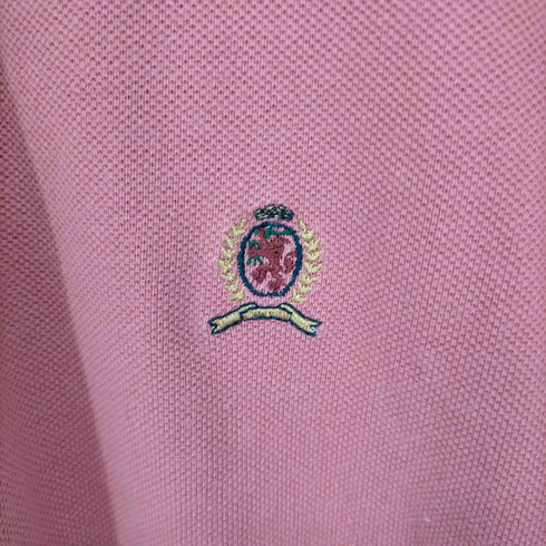 トミーヒルフィガー TOMMY HILFIGER フロントロゴ刺繍S/S ポロシャツ メンズ JPN:L