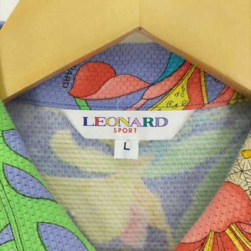 レオナールスポーツ LEONARD SPORT フラワー総柄ジップアップジャケット レディース import:L
