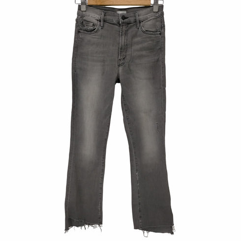 マザー mother マザー mother Deuxieme Classe取扱 MOTHER GREY INSIDER CROP パンツ スキニー ストレッチ カットオフ ダメージ加工 ジッパーフライ 26 グレー /DO ■OS レディース レディース US:26-27