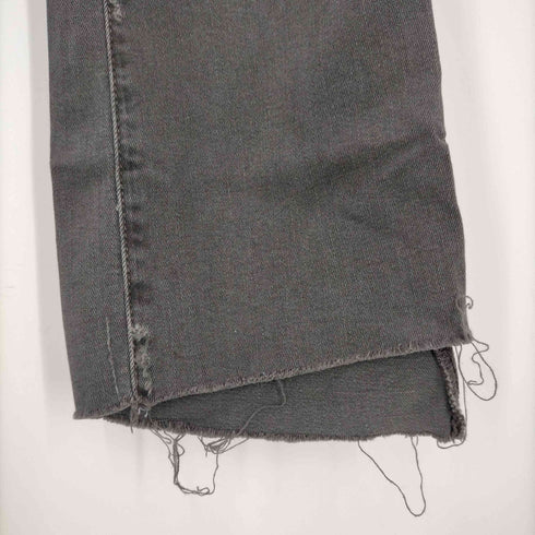マザー mother マザー mother Deuxieme Classe取扱 MOTHER GREY INSIDER CROP パンツ スキニー ストレッチ カットオフ ダメージ加工 ジッパーフライ 26 グレー /DO ■OS レディース レディース US:26-27