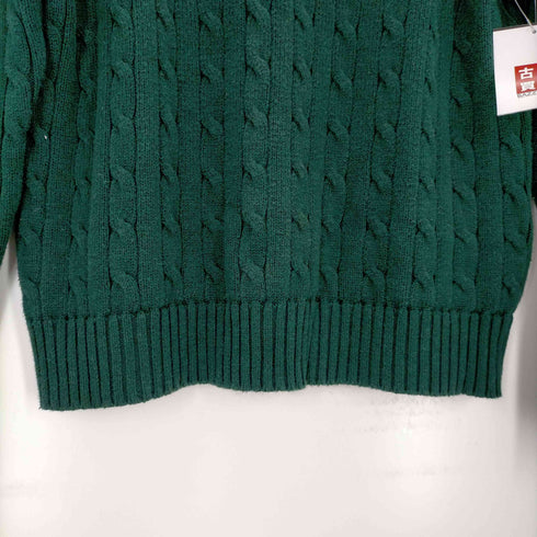 ポロラルフローレン POLO RALPH LAUREN ポニー刺繍 ケーブル編みニット レディース JPN:L