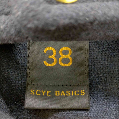 サイベーシックス SCYE BASICS サイ ベーシックス SCYE BASICS ウールカシミアメルトンダッフルコート アウター ミドル丈 38 紺 ネイビー /DF ■OS レディース レディース JPN:38