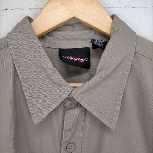 ディッキーズ Dickies 00s ワッペンバイカラー ワークシャツ メンズ 2XL