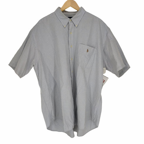 ラルフローレン RALPH LAUREN BLAKE ストライプコットンS/S シャツ メンズ JPN:XXL