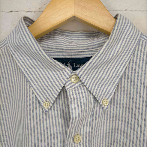ラルフローレン RALPH LAUREN BLAKE ストライプコットンS/S シャツ メンズ JPN:XXL