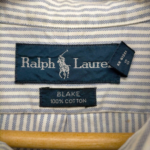 ラルフローレン RALPH LAUREN BLAKE ストライプコットンS/S シャツ メンズ JPN:XXL