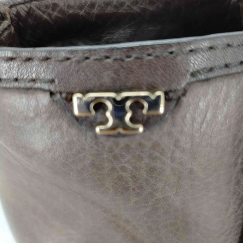 トリーバーチ TORY BURCH ショートブーツ ヒール チャンキーヒール ラウンドトゥ サイドプレート レザー レディース JPN:23.5