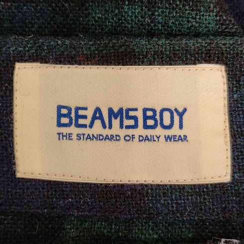 ビームスボーイ BEAMS BOY ウールタータンプリーツ レディース FREE
