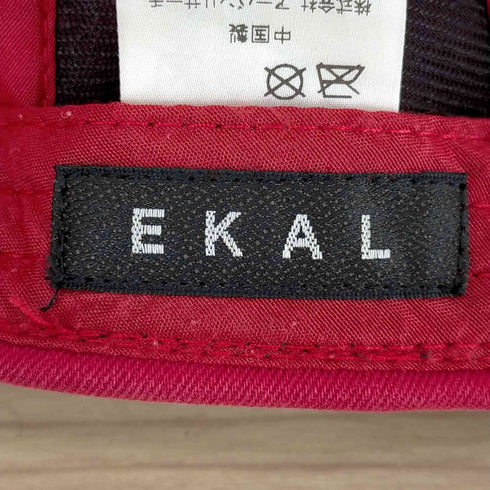 エカル EKAL ロゴアップリケ キャップ メンズ ONE SIZE