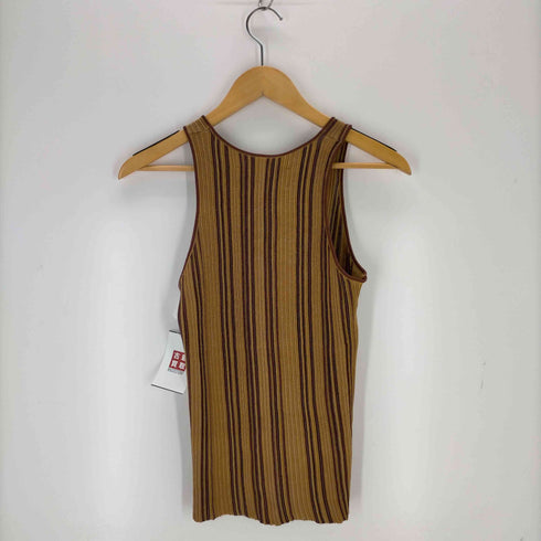 トゥデイフル TODAYFUL Stripe Knit Tanktopストライプニットタンクトップ レディース JPN:36