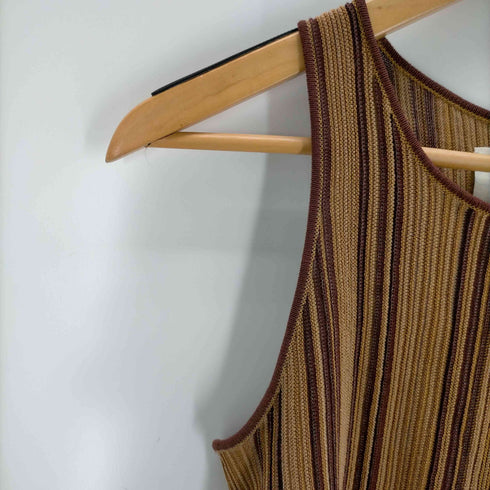トゥデイフル TODAYFUL Stripe Knit Tanktopストライプニットタンクトップ レディース JPN:36
