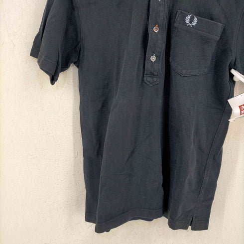 フレッドペリー FRED PERRY 鹿の子 ロゴ刺繍 ボタンダウンポロシャツ メンズ JPN:M