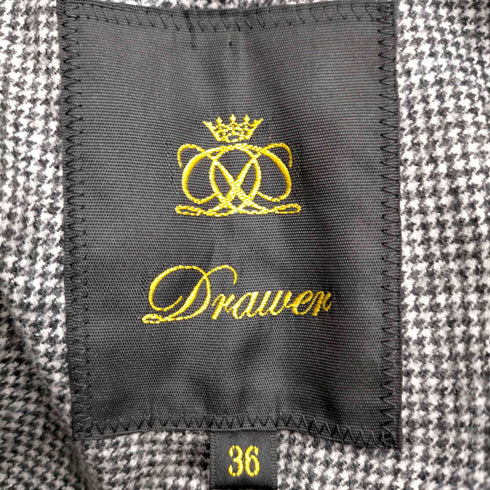 ドゥロワー Drawer ドゥロワー Drawer トレンチコート スプリングコート ロング ベルト付き 36 グレー /ES ■OS レディース レディース JPN:36