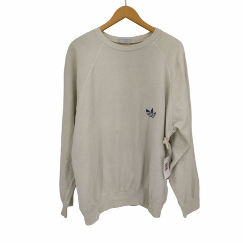 アディダス adidas 80S ロゴプリント ラグラン L/S スウェット メンズ 52/54