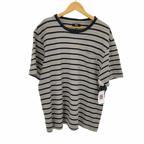 ステューシー Stussy 21SS ボーダークルーネックTシャツ メンズ JPN:XL