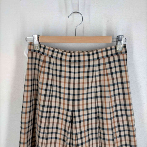 ダックス DAKS チェック柄タックスカート レディース 66-92