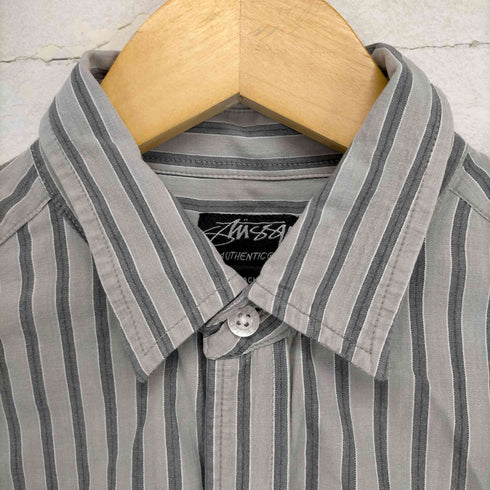 ステューシー Stussy 比翼ストライプS/S シャツ メンズ JPN:S