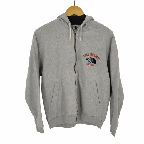 ザノースフェイス THE NORTH FACE 90S 茶タグ 日本製 ジップパーカー 霜降りグレー メンズ JPN:M