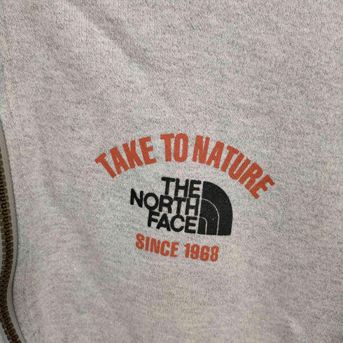 ザノースフェイス THE NORTH FACE 90S 茶タグ 日本製 ジップパーカー 霜降りグレー メンズ JPN:M