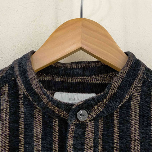 ビーミングバイビームス B:MING by BEAMS Mall band collar shirt メンズ JPN:M