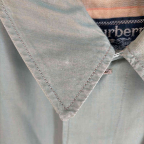 バーバリーズ BURBERRYS 60S-70S イングランド製 裏地チェック 玉虫色ステンカラーコート メンズ
