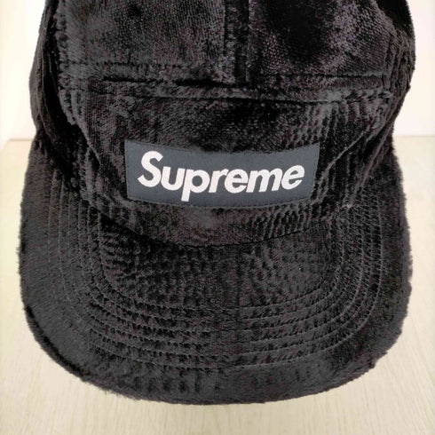 シュプリーム Supreme Crushed Velvet Camp Cap メンズ