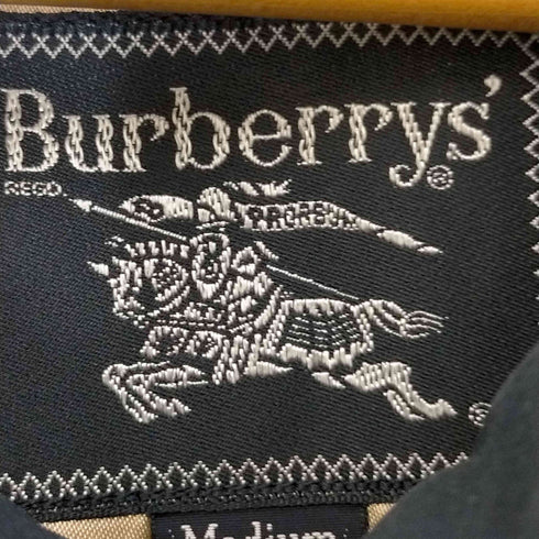 バーバリーズ BURBERRYS ロゴ刺しゅうフーデッドコート メンズ