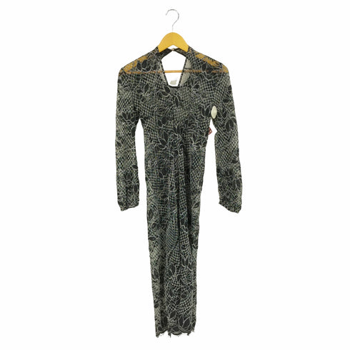ザラ ZARA 花柄 メッシュ ワンピース レディース import:S