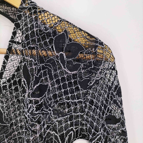 ザラ ZARA 花柄 メッシュ ワンピース レディース import:S