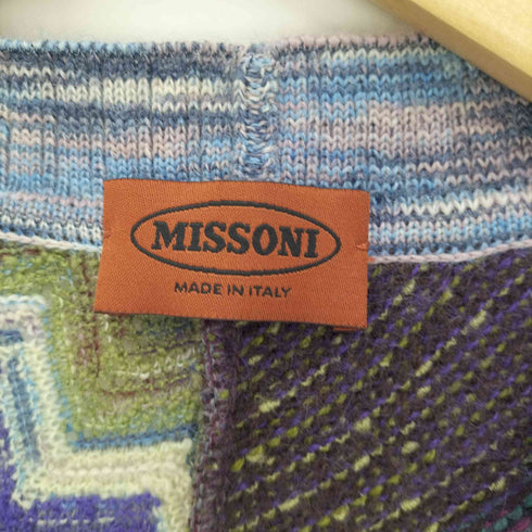 ミッソーニ MISSONI 総柄オーバーサイズカーディガン ユニセックス レディース EUR:44