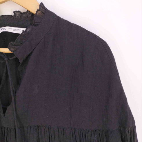 ザラ ZARA Voluminous mini dress ヴォルーミナス ミニドレス レディース import:XS