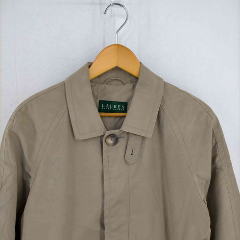 ローレンラルフローレン LAUREN RALPH LAUREN 裏地ストライプ コットンナイロン ステンカラーコート メンズ 36S