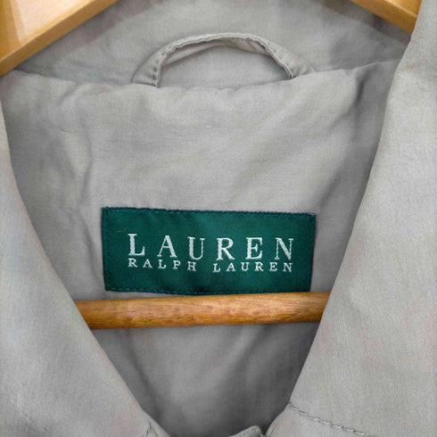 ローレンラルフローレン LAUREN RALPH LAUREN 裏地ストライプ コットンナイロン ステンカラーコート メンズ 36S