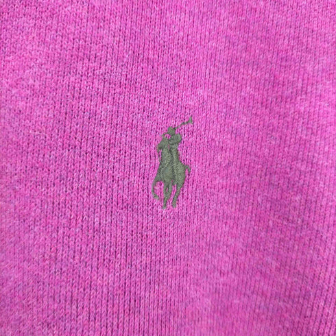 ポロラルフローレン POLO RALPH LAUREN ポニー刺繍 ハーフジップニット メンズ import:M