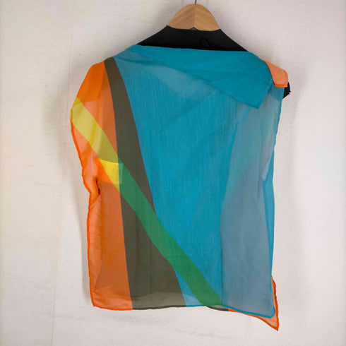 イッセイミヤケ ISSEY MIYAKE 総柄ノースリーブブラウス レディース JPN:2