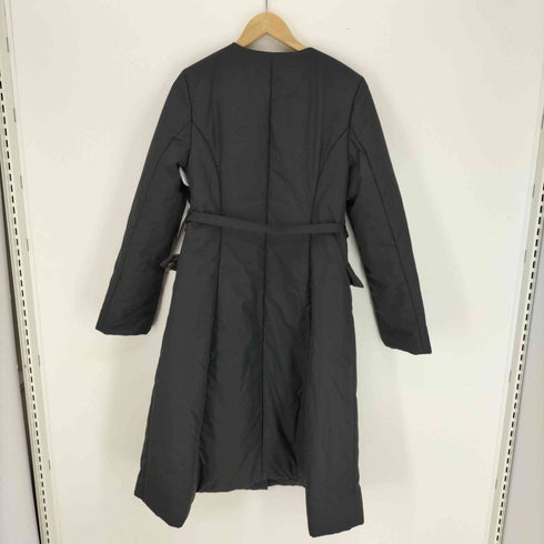 フォクシー FOXEY COAT VIOLA 中綿ベルテッドノーカラーコート ビジュー装飾 レディース JPN:38