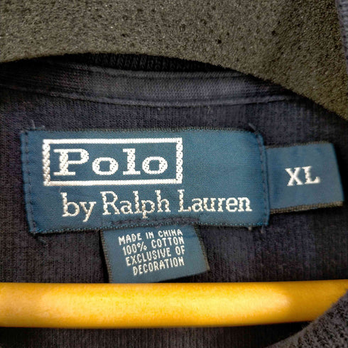 ポロバイラルフローレン Polo by RALPH LAUREN ポニー刺繍 ハーフジップ トップ メンズ import:XL