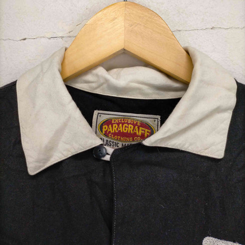 パラグラフ PARAGRAFF 90s MADUROS FUNERAL HOME Black Bowling Shirt メンズ JPN:M