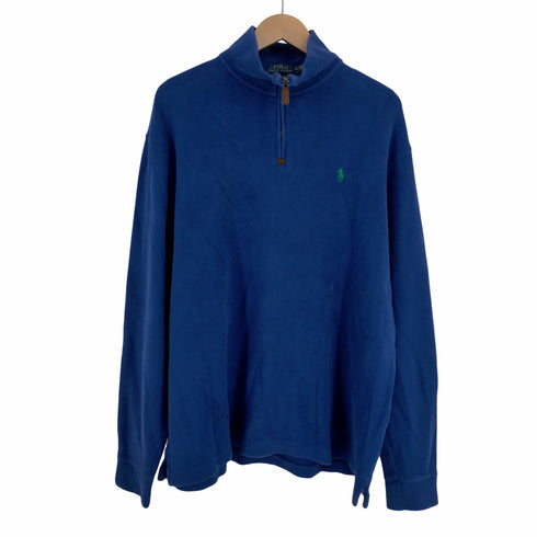 ポロラルフローレン POLO RALPH LAUREN ポニー刺繍 ハーフジップトップ メンズ import:XL