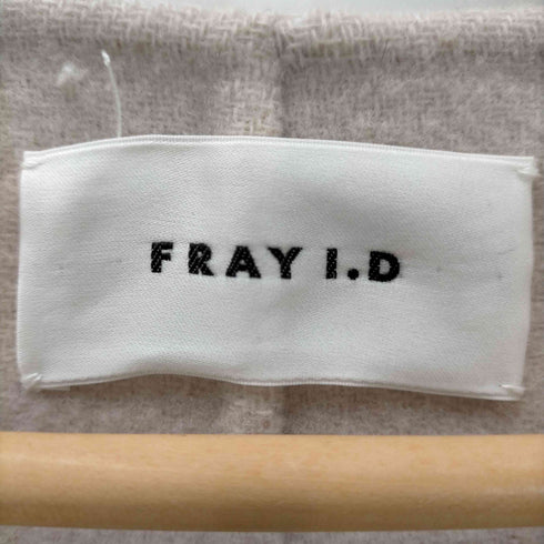 フレイアイディー FRAY I.D 19AW リバーノーカラーコート アウター ロング 1 ライトピンク /DF ■OS レディース JPN:1